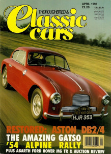 THOROUGHBRED & CLASSIC CARS 1992 APR - TR6, P6, GATSO